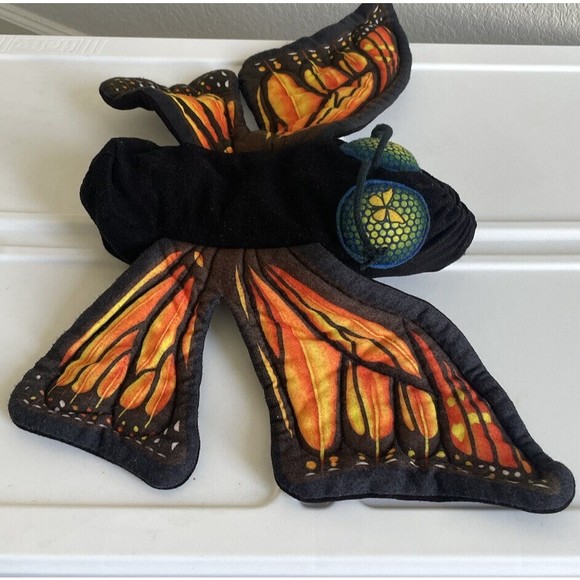 Vintage 1980 Freemountain Toy Vegimals 10" Butterfly Caterpillar Transform - Picture 11 of 12